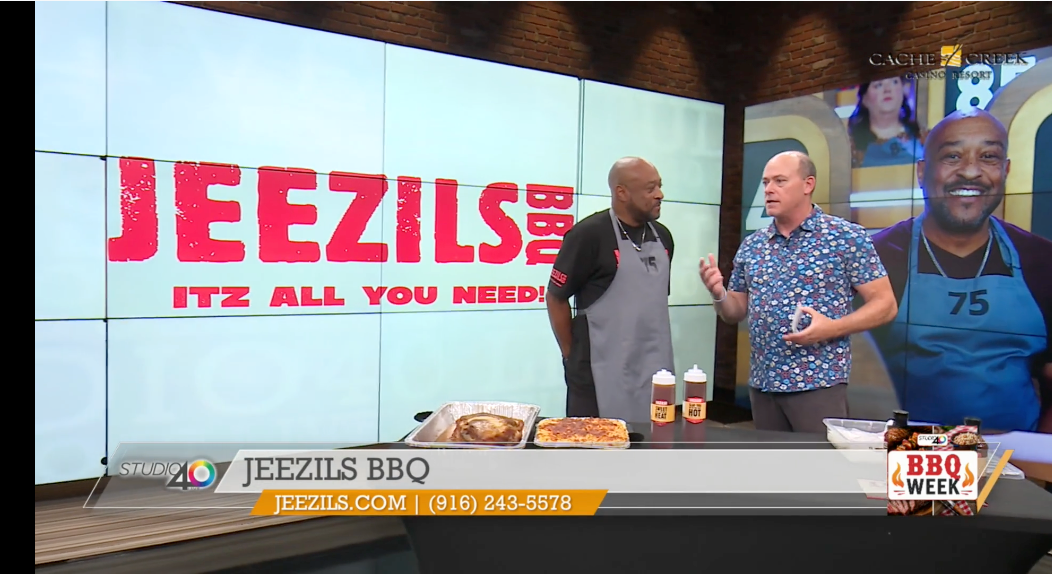 Jeezils Talks BBQ Sauce and Food Network 100 Cooks - Studio 40 Sacramento