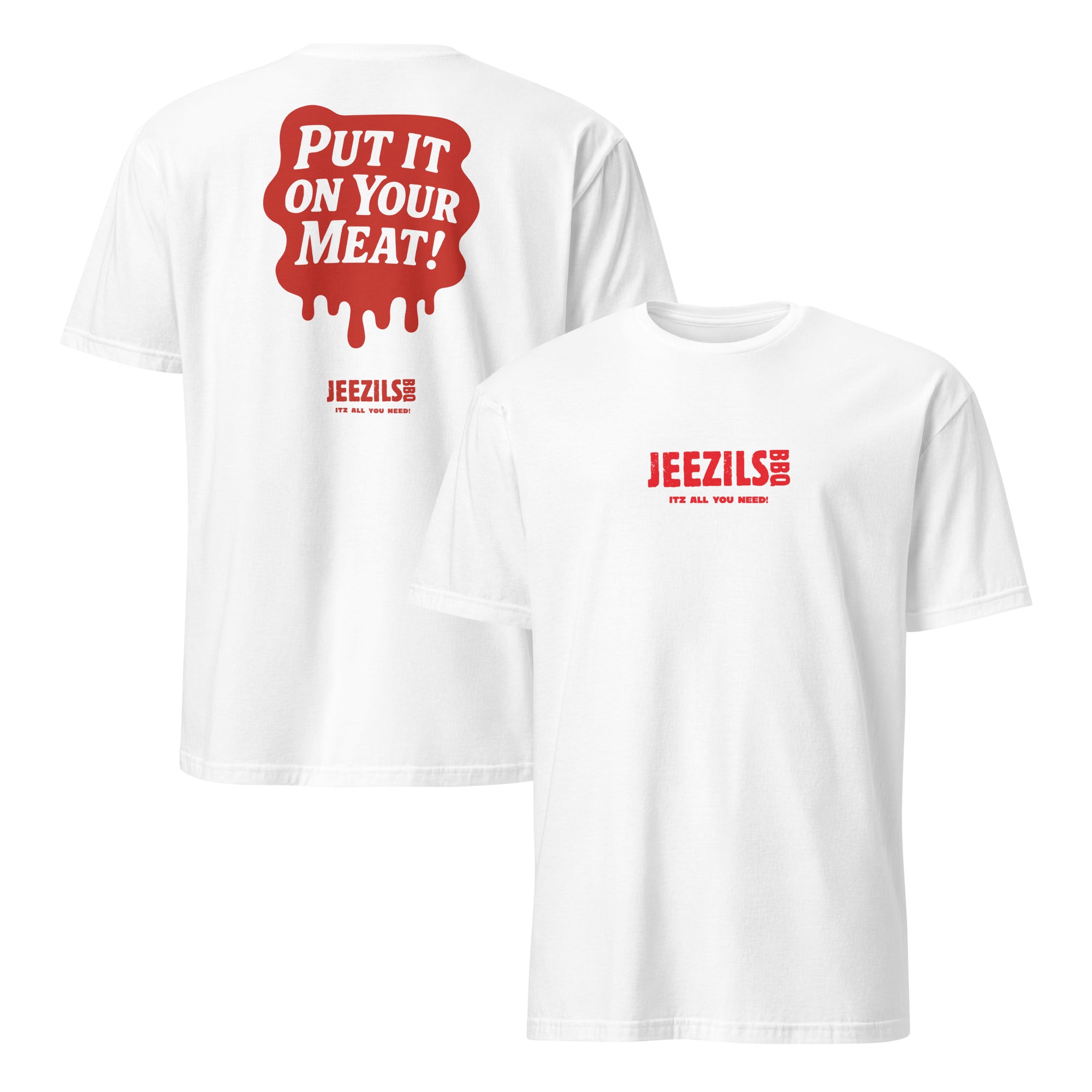 T-Shirt Jeezils logo - Short Sleeve Unisex – Jeezils BBQ